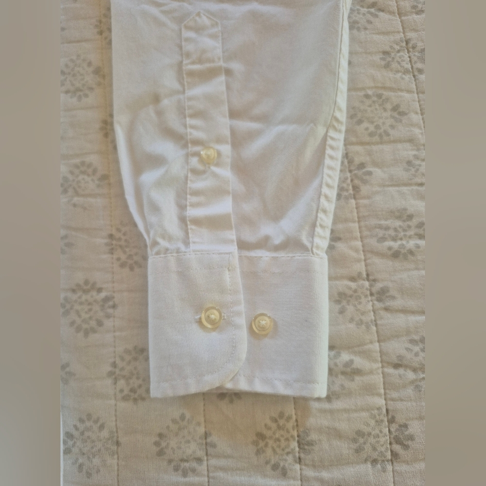 U.S. Polo Assn. White Slim Fit Dress Shirt for Men - Picture 4 of 11